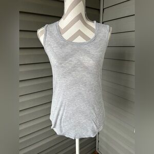 ATM Anthony Thomas Melillo Gray Fitted Sleeveless Tank Top Sz S